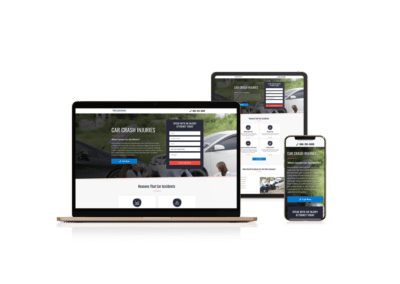 Landing Page Design for Car Accident Attorney