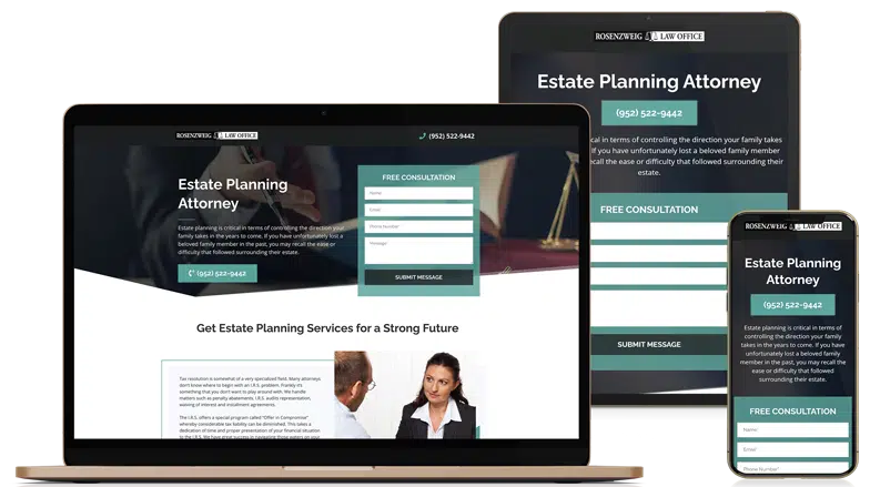 Landing Page Design for Estate Planning Attorney (3)