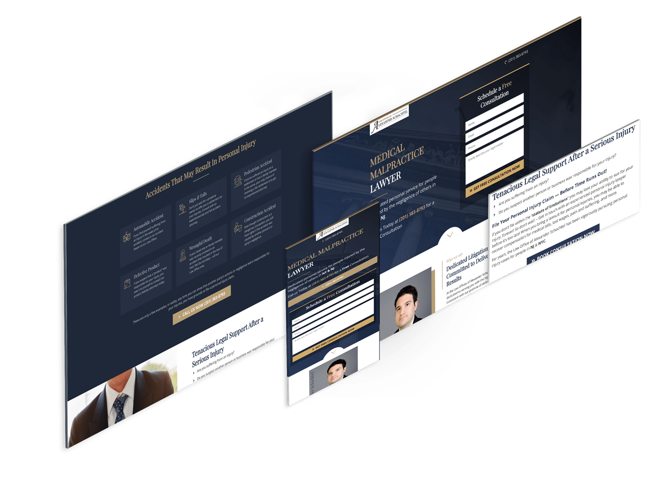 Landing Page Design for Medical Malpractice Attorney (1)