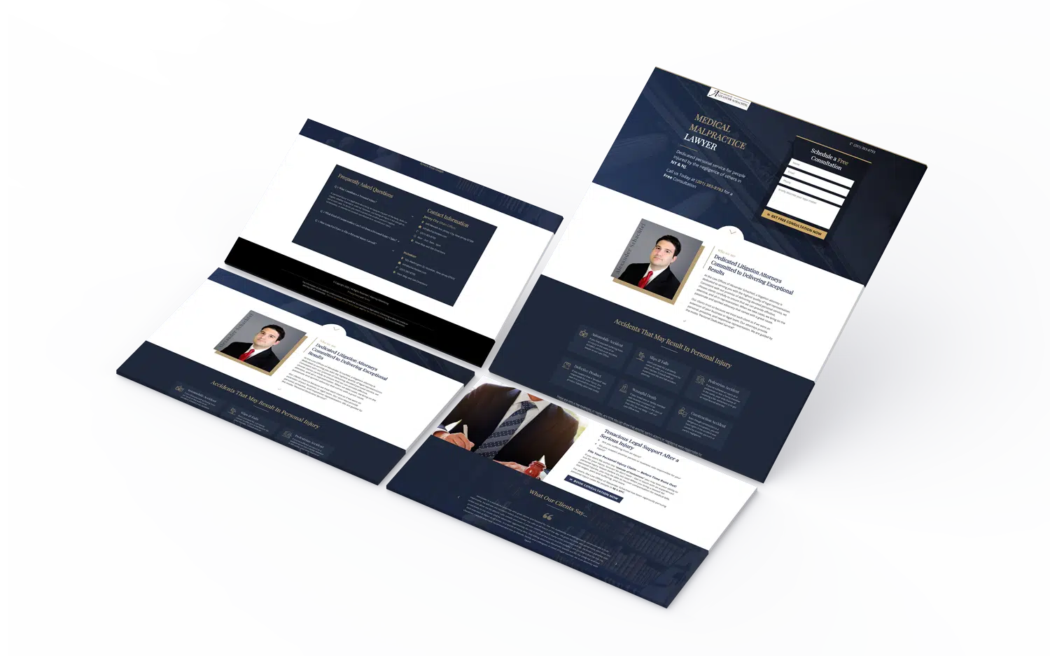 Landing Page Design for Medical Malpractice Attorney (2)