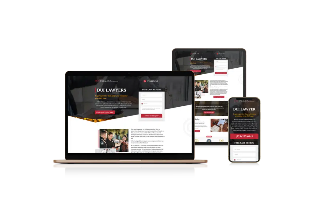 Landing Page Design for DUI Defense Attorney