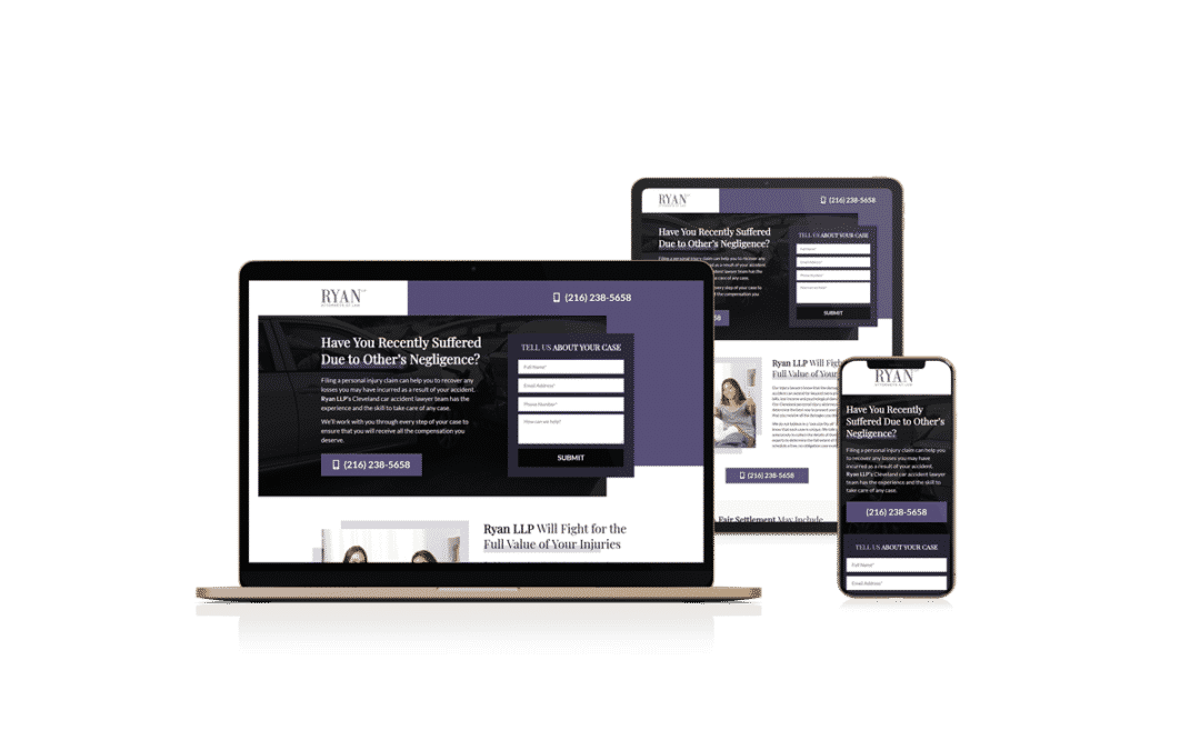 Landing Page Design for Car Accident Attorney