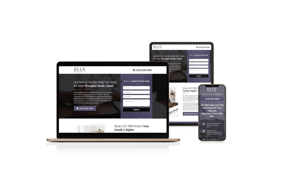 Landing Page Design for Wrongful Death Attorney