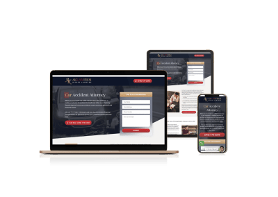 Landing Page Design for Personal Injury Lawyer